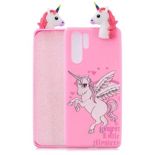 Wings Unicorn Soft 3D Climbing Doll Soft Case for Samsung Galaxy Note 10 Pro (6.75 inch) / Note 10+