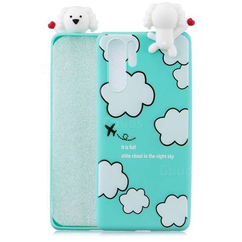 Cute Cloud Girl Soft 3D Climbing Doll Soft Case for Samsung Galaxy Note 10 Pro (6.75 inch) / Note 10+