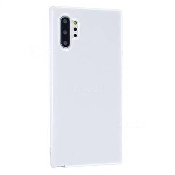 2mm Candy Soft Silicone Phone Case Cover for Samsung Galaxy Note 10 Pro (6.75 inch) / Note 10+ - White