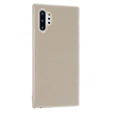 2mm Candy Soft Silicone Phone Case Cover for Samsung Galaxy Note 10 Pro (6.75 inch) / Note 10+ - Khaki