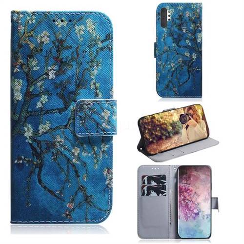 Apricot Tree PU Leather Wallet Case for Samsung Galaxy Note 10+ (6.75 inch) / Note10 Plus