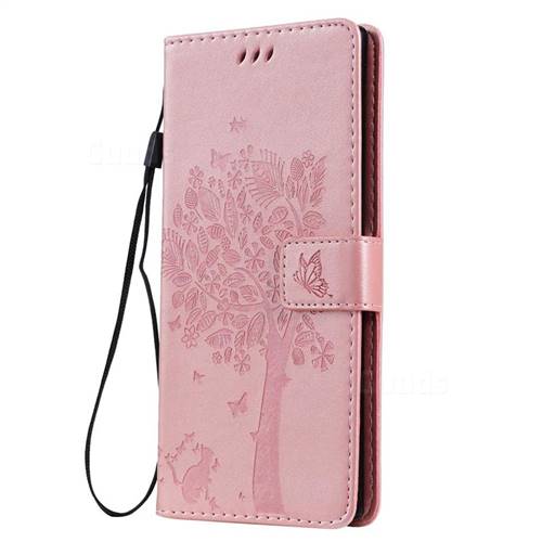 Embossing Butterfly Tree Leather Wallet Case for Samsung Galaxy Note 10 ...