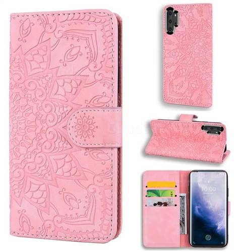 Retro Embossing Mandala Flower Leather Wallet Case for Samsung