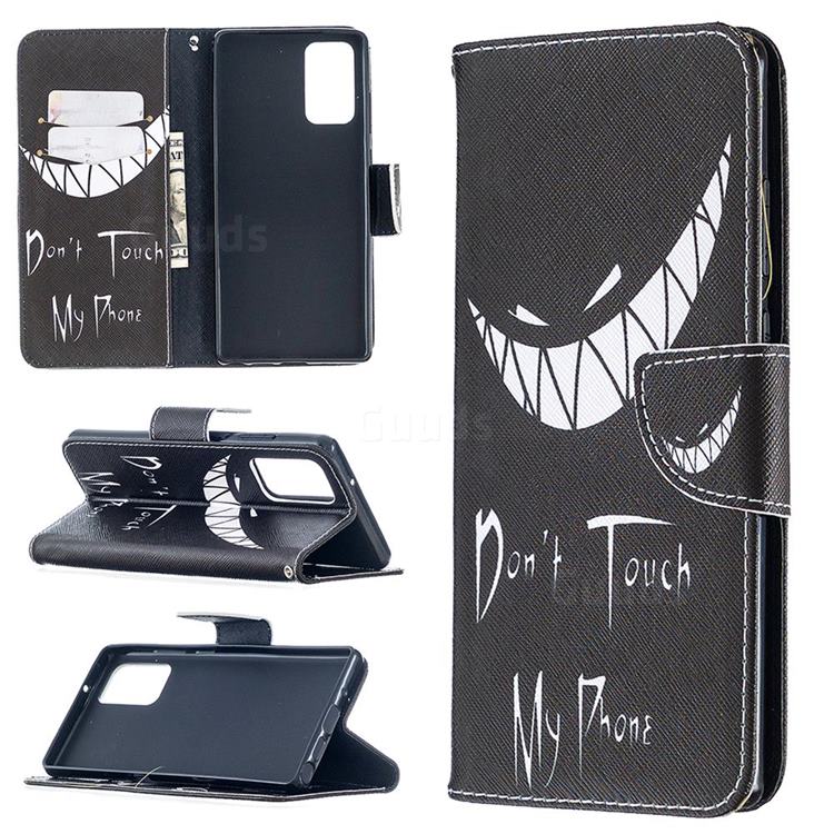 Crooked Grin Leather Wallet Case for Samsung Galaxy Note 20
