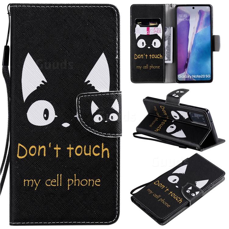 Cat Ears PU Leather Wallet Case for Samsung Galaxy Note 20
