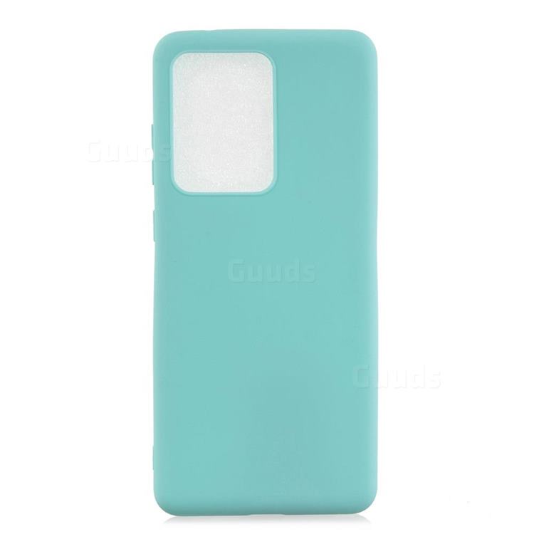 Candy Soft Silicone Protective Phone Case for Samsung Galaxy Note 20 Ultra - Light Blue
