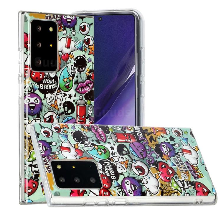 Trash Noctilucent Soft TPU Back Cover for Samsung Galaxy Note 20 Ultra