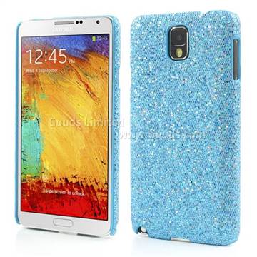 Glittery Sequins Hard Case for Samsung Galaxy Note 3 N9000 N9005 - Blue
