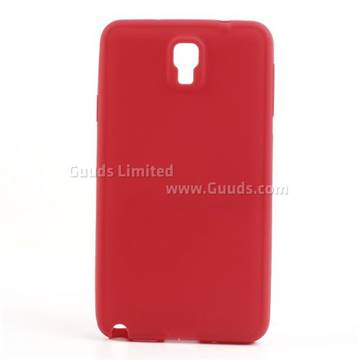Soft Silicone Cover for Samsung Galaxy Note 3 N9000 N9005 N9002 - Red