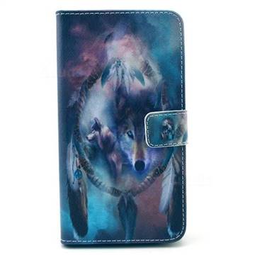 Dreaming Catcher Wolf Leather Wallet Case for Samsung Galaxy Note 3 N9000 N9005