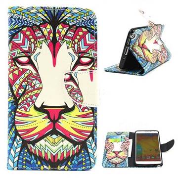 Lion Leather Wallet Case for Samsung Galaxy Note 3 N9000 N9005