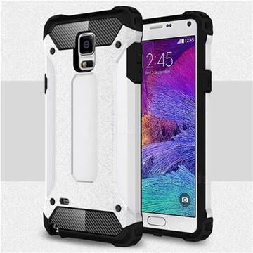 King Kong Armor Premium Shockproof Dual Layer Rugged Hard Cover for Samsung Galaxy Note 4 - White