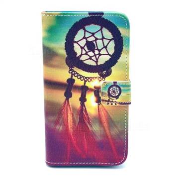 Sunset Dream Catcher Leather Wallet Case for Samsung Galaxy Note 4 N910