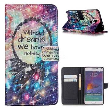Do Have Dreams Leather Wallet Case for Samsung Galaxy Note 4 N910
