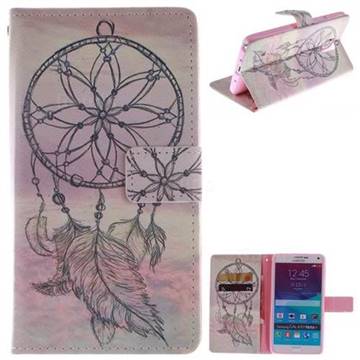 Dream Catcher PU Leather Wallet Case for Samsung Galaxy Note4