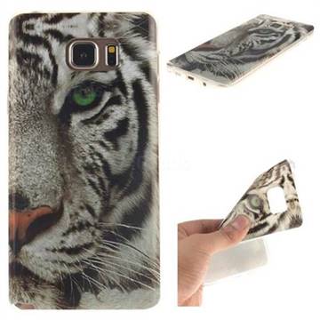 White Tiger IMD Soft TPU Back Cover for Samsung Galaxy Note 5