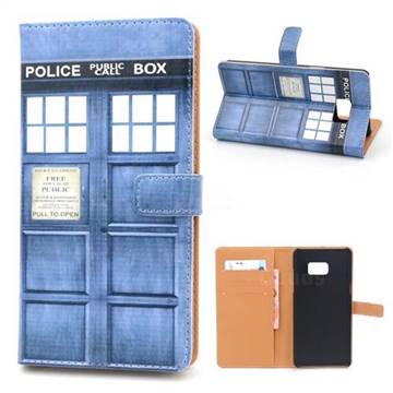 Police Box Leather Wallet Case for Samsung Galaxy Note 7