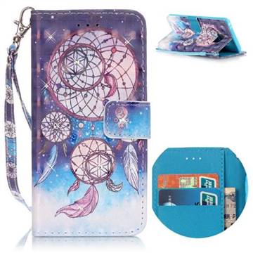 Campanula Demons 3D Painted Leather Wallet Case for Samsung Galaxy Note 7