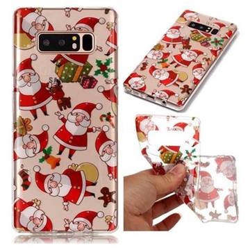 Santa Claus Super Clear Soft TPU Back Cover for Samsung Galaxy Note 8