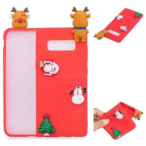 Red Elk Christmas Xmax Soft 3D Silicone Case for Samsung Galaxy Note 8