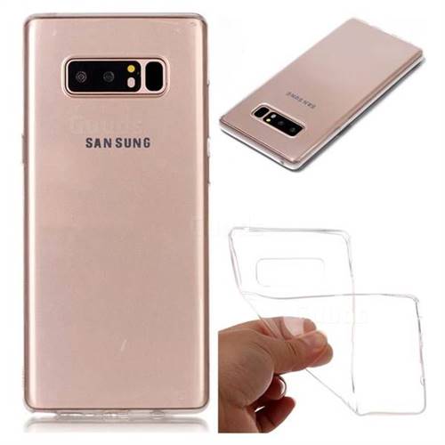 Super Clear Soft TPU Back Cover for Samsung Galaxy Note 8