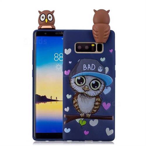 Bad Owl Soft 3D Climbing Doll Soft Case for Samsung Galaxy Note 8