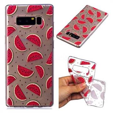 Red Watermelon Super Clear Soft TPU Back Cover for Samsung Galaxy Note 8