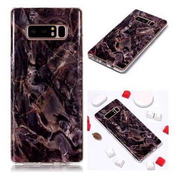 Brown Soft TPU Marble Pattern Phone Case for Samsung Galaxy Note 8