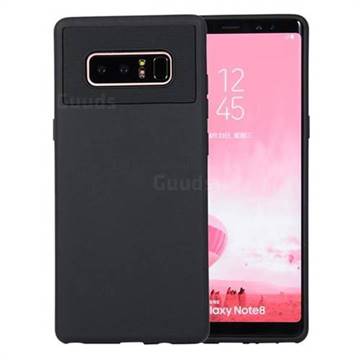 Carapace Soft Back Phone Cover for Samsung Galaxy Note 8 - Black