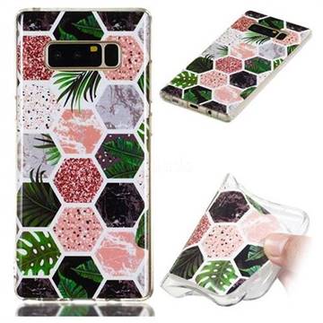 Rainforest Soft TPU Marble Pattern Phone Case for Samsung Galaxy Note 8