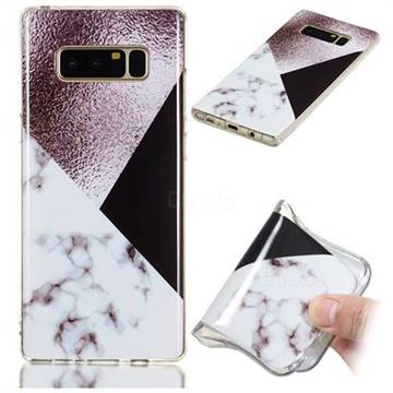 Black white Grey Soft TPU Marble Pattern Phone Case for Samsung Galaxy Note 8