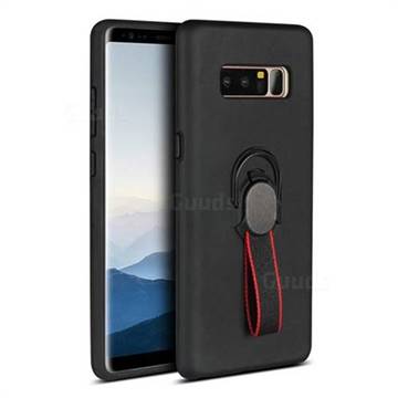 Raytheon Multi-function Ribbon Stand Back Cover for Samsung Galaxy Note 8 - Black
