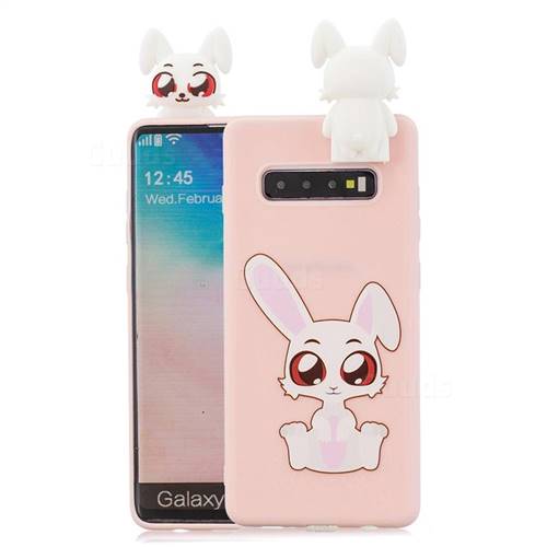 Cute Rabbit Soft 3D Climbing Doll Stand Soft Case for Samsung Galaxy Note 8