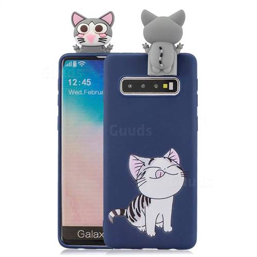 Grinning Cat Soft 3D Climbing Doll Stand Soft Case for Samsung Galaxy Note 8