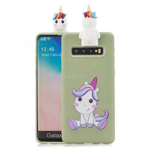 Cute Unicorn Soft 3D Climbing Doll Stand Soft Case for Samsung Galaxy Note 8