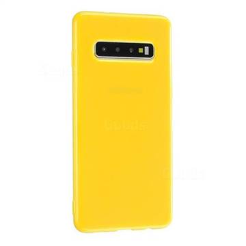 2mm Candy Soft Silicone Phone Case Cover for Samsung Galaxy Note 8 - Yellow