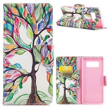 The Tree of Life Leather Wallet Case for Samsung Galaxy Note 8