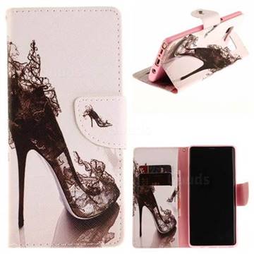 High Heels PU Leather Wallet Case for Samsung Galaxy Note 8