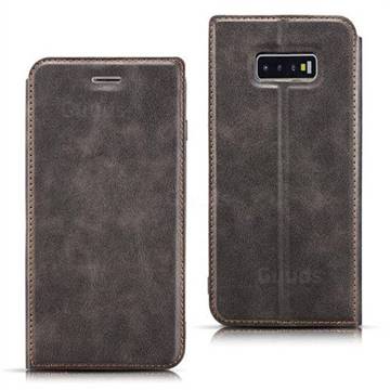 Ultra Slim Retro Simple Magnetic Sucking Leather Flip Cover for Samsung Galaxy Note 8 - Starry Sky