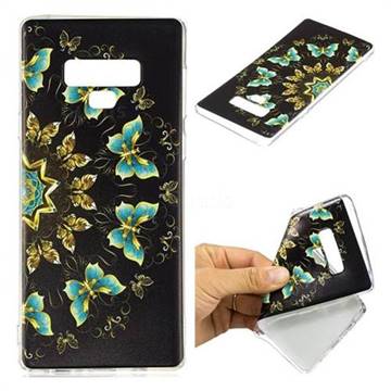 Circle Butterflies Super Clear Soft TPU Back Cover for Samsung Galaxy Note9