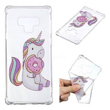 Donut Unicorn Anti-fall Clear Varnish Soft TPU Back Cover for Samsung Galaxy Note9