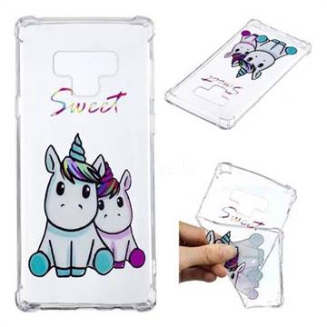 Sweet Unicorn Anti-fall Clear Varnish Soft TPU Back Cover for Samsung Galaxy Note9