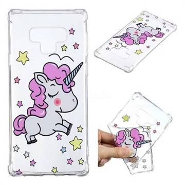 Star Unicorn Anti-fall Clear Varnish Soft TPU Back Cover for Samsung Galaxy Note9