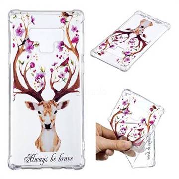 Always be Brave Anti-fall Clear Varnish Soft TPU Back Cover for Samsung Galaxy Note9
