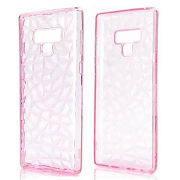 Diamond Pattern Shining Soft TPU Phone Back Cover for Samsung Galaxy Note9 - Pink