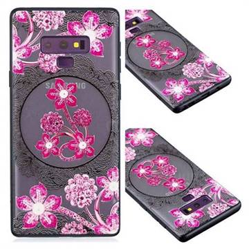 Daffodil Lace Diamond Flower Soft TPU Back Cover for Samsung Galaxy Note9