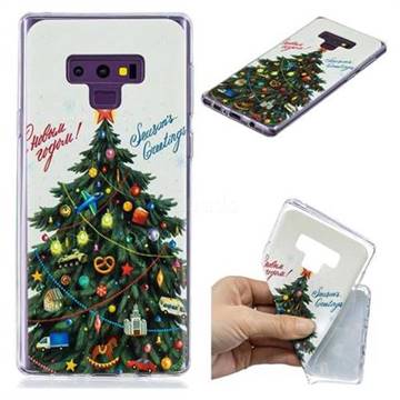 Wishing Christmas Tree Xmas Super Clear Soft TPU Back Cover for Samsung Galaxy Note9