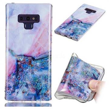 Purple Amber Soft TPU Marble Pattern Phone Case for Samsung Galaxy Note9