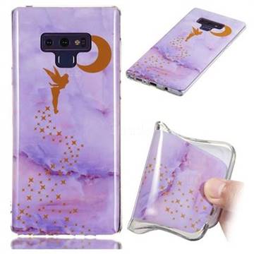 Elf Purple Soft TPU Marble Pattern Phone Case for Samsung Galaxy Note9
