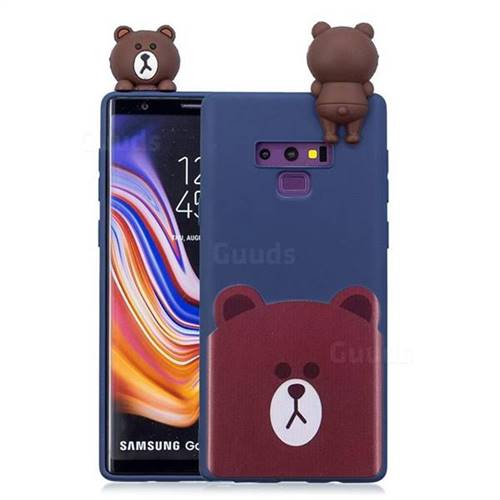 Cute Bear Soft 3D Climbing Doll Soft Case for Samsung Galaxy Note9